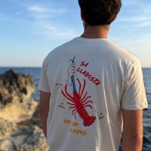 Camiseta hombre 100% algodón "Langosta"
